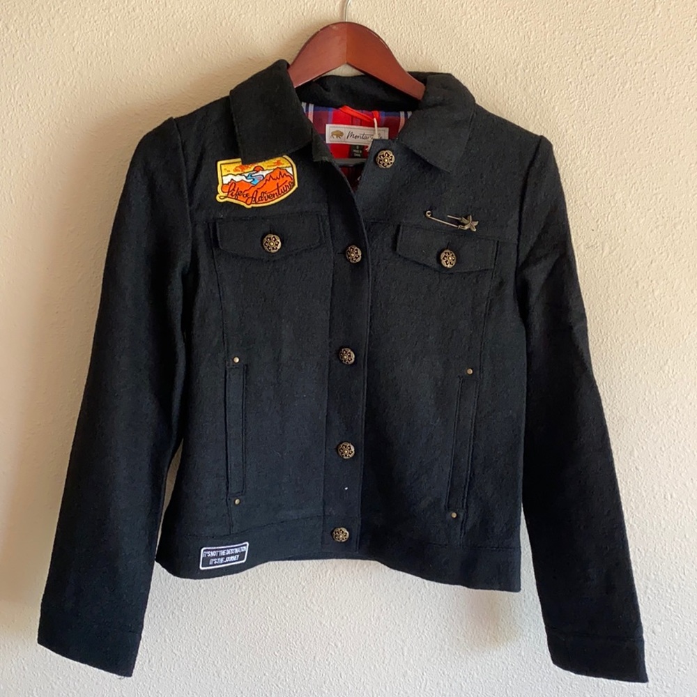 Bomber button up jacket